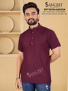 Sangeet Soft Rayon Handloom Dobby Rayon Mens Short Kurta Exporters In India
